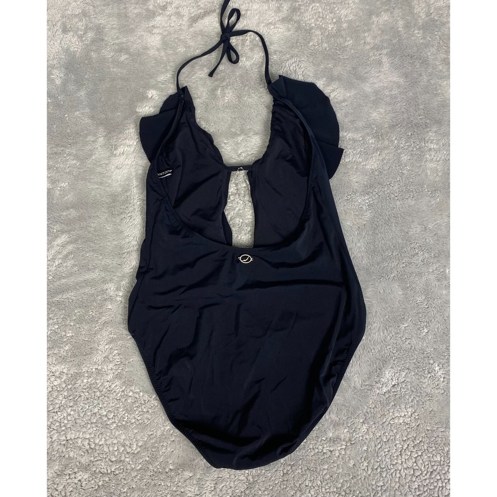 JANTZEN‎ Women's Swimsuit Black Rusched M/L